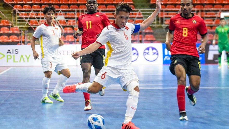 Vietnam finish fifth at Continental Futsal Championship 2022